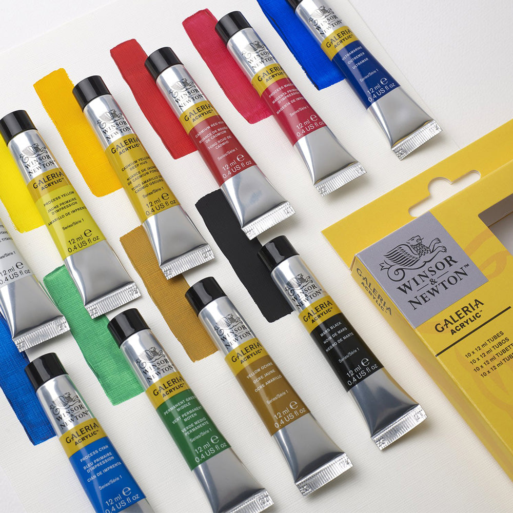 Winsor & Newton Galeria Akrilik Boya Access Boya Seti 10x12ml Tüp