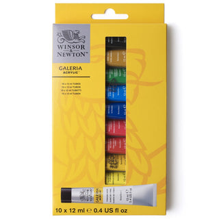 Winsor & Newton Galeria Akrilik Boya Access Boya Seti 10x12ml Tüp