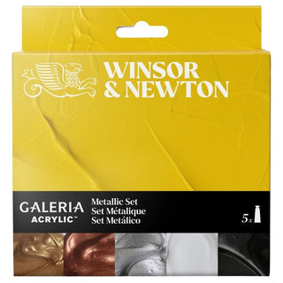 Winsor & Newton Galeria Akrilik Boya Metallic Set (5x60ml)