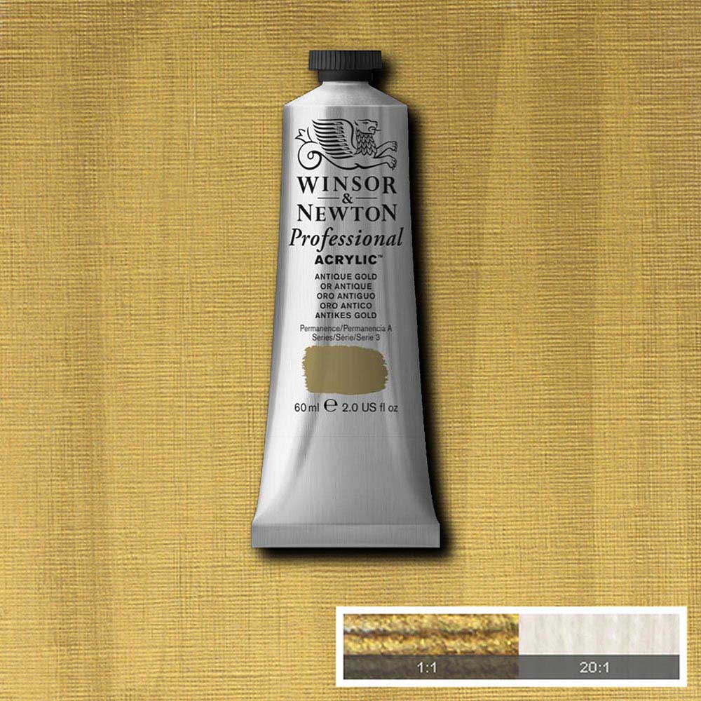 Winsor & Newton Professional Acrylic 60ml Antique Gold 014 S.3