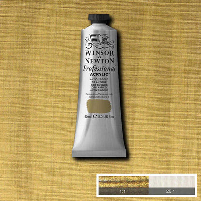 Winsor & Newton Professional Acrylic 60ml Antique Gold 014 S.3