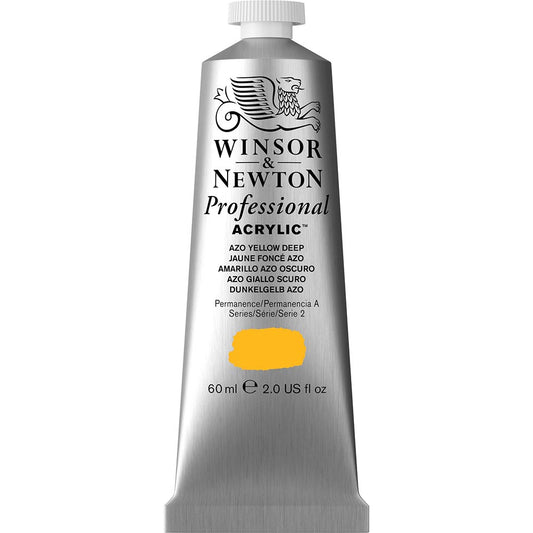 Winsor & Newton Professional Acrylic 60ml Azo Yellow Deep 039 S.2