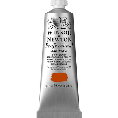 Winsor & Newton Professional Acrylic 60ml Burnt Sienna 074 S.1