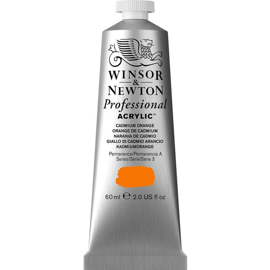Winsor & Newton Professional Acrylic 60ml Cadmium Orange 089 S.3
