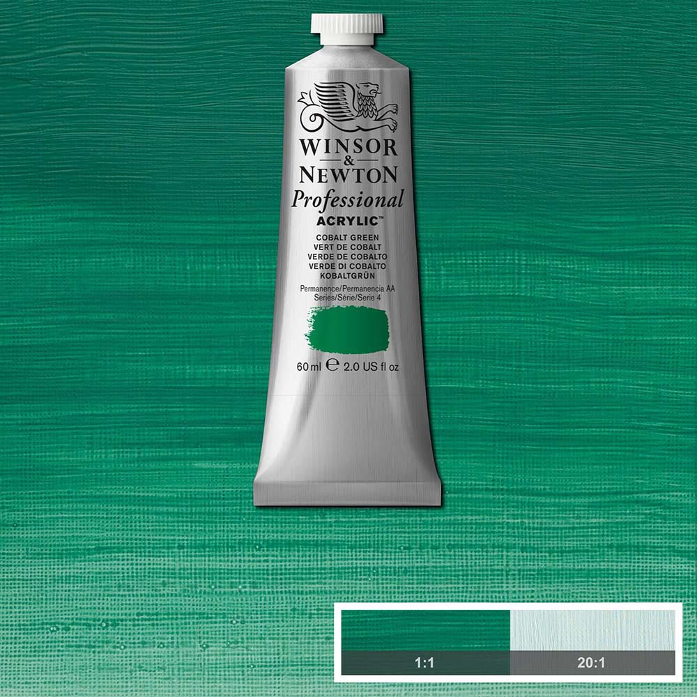 Winsor & Newton Professional Acrylic 60ml Cobalt Green 184 S.4