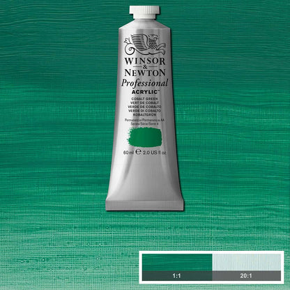 Winsor & Newton Professional Acrylic 60ml Cobalt Green 184 S.4