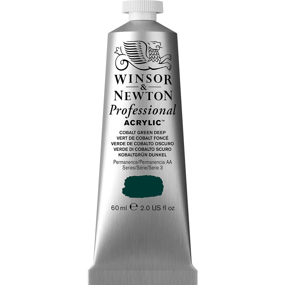 Winsor & Newton Professional Acrylic 60ml Cobalt Green Deep 185 S.3