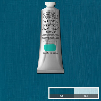 Winsor & Newton Professional Acrylic 60ml Cobalt Turquoise 190 S.5