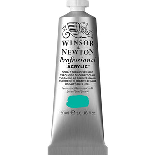 Winsor & Newton Professional Acrylic 60ml Cobalt Turquoise Light 191 S.4