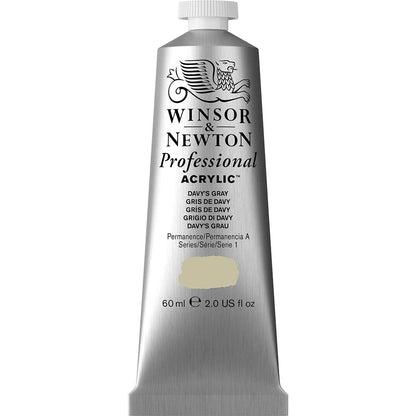Winsor & Newton Professional Acrylic 60ml Davy’s Gray 217 S.1