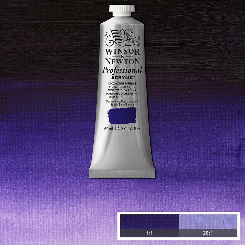 Winsor & Newton Professional Acrylic 60ml Dioxazine Purple 229 S.3