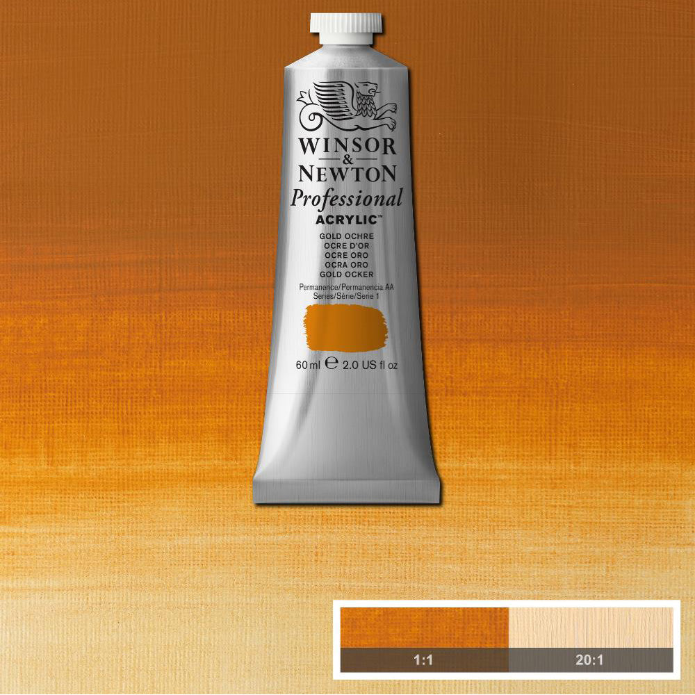 Winsor & Newton Professional Acrylic 60ml Gold Ochre 285 S.1