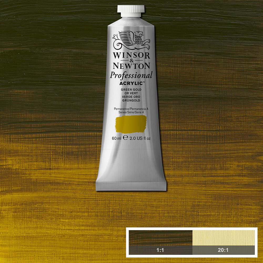 Winsor & Newton Professional Acrylic 60ml Green Gold 294 S.4