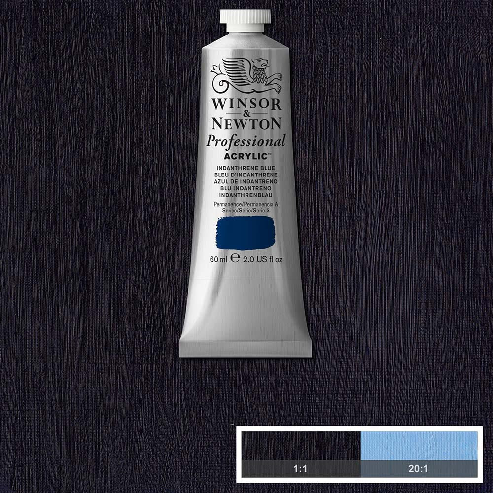 Winsor & Newton Professional Acrylic 60ml Indanthrene Blue 321 S.3
