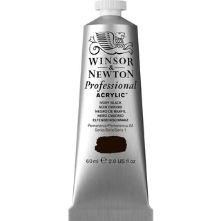 Winsor & Newton Professional Acrylic 60ml Ivory Black 331 S.1