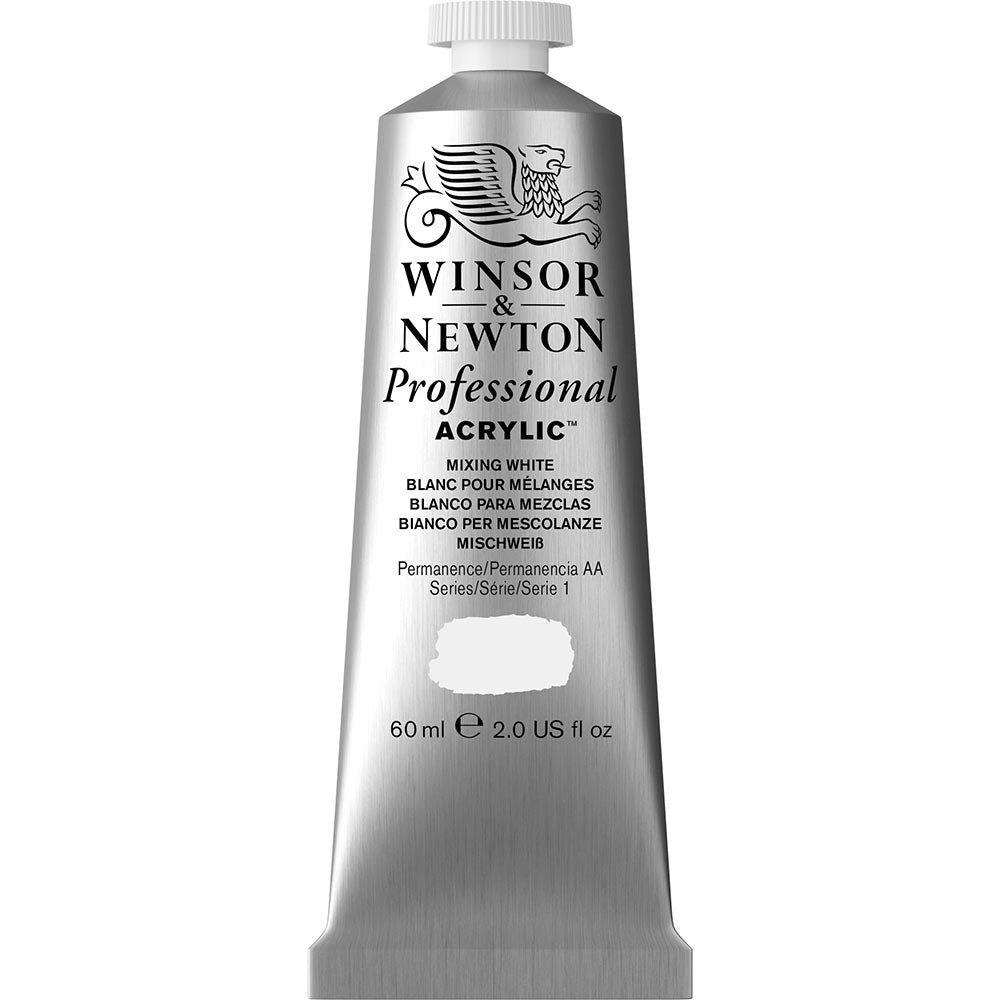Winsor & Newton Professional Acrylic 60ml Soft Mixing White 415 S.1