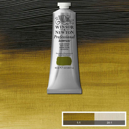 Winsor & Newton Professional Acrylic 60ml Olive Green 447 S.2