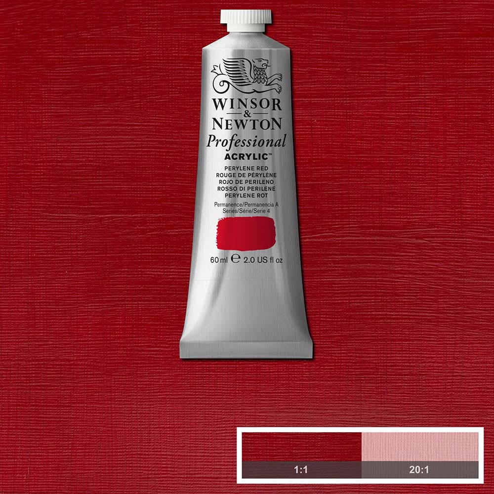 Winsor & Newton Professional Acrylic 60ml Perylene Red 464 S.4