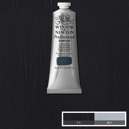 Winsor & Newton Professional Acrylic 60ml Payne’s Gray 465 S.1