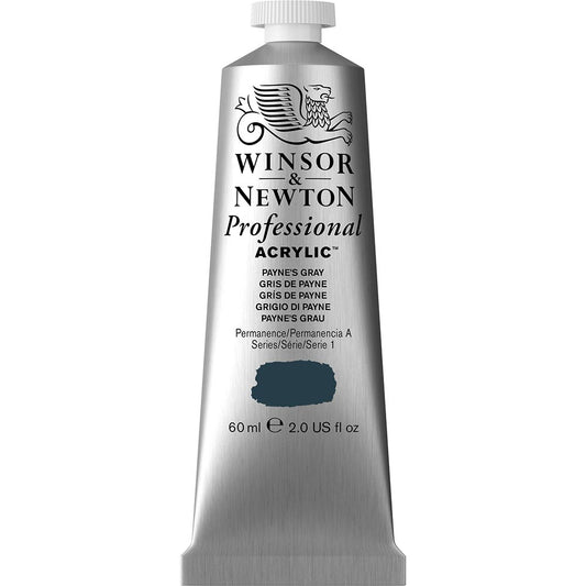 Winsor & Newton Professional Acrylic 60ml Payne’s Gray 465 S.1