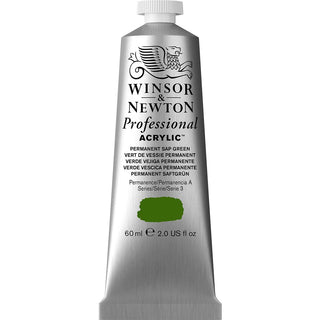 Winsor & Newton Professional Acrylic 60ml Permanent Sap Green 503 S.3