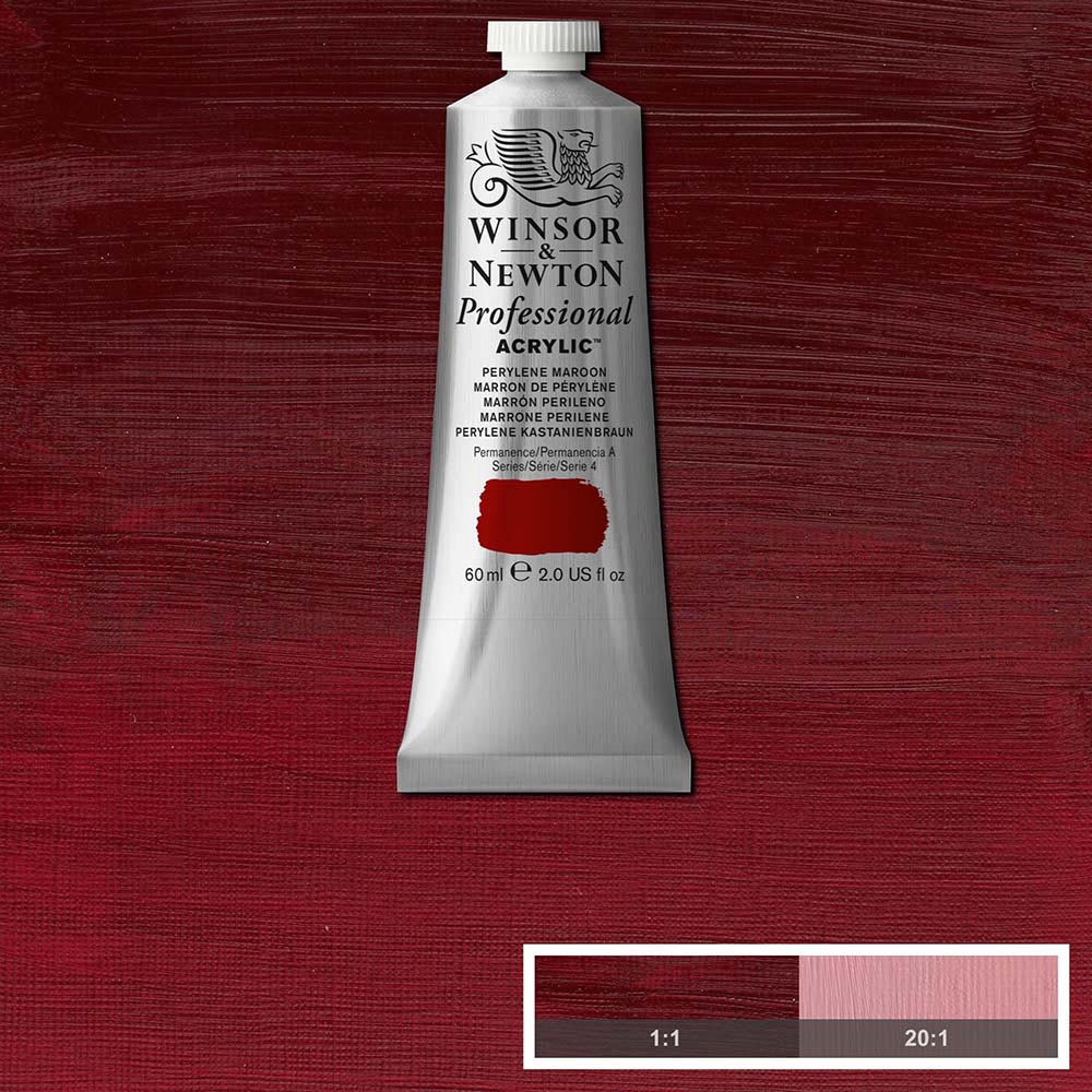 Winsor & Newton Professional Acrylic 60ml Perylene Maroon 507 S.4