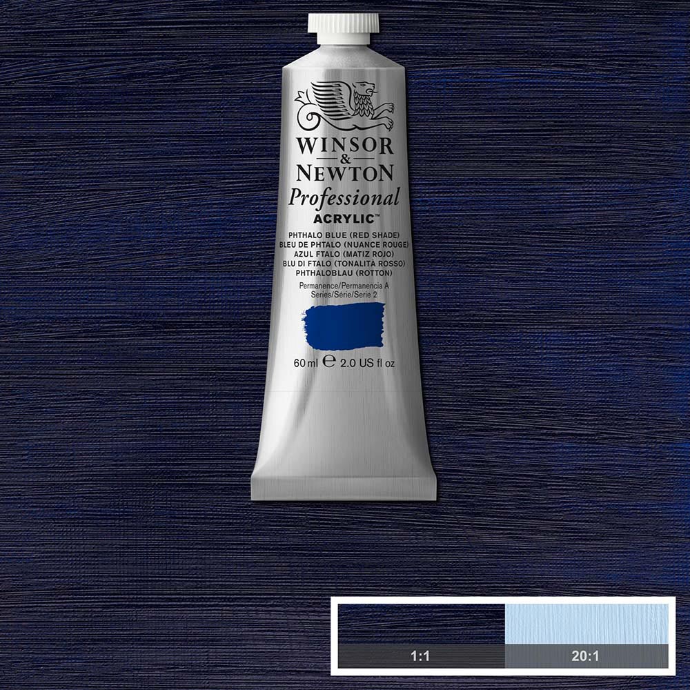 Winsor & Newton Professional Acrylic 60ml Phthalo Blue (Red Shade) 514 S.2
