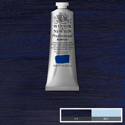 Winsor & Newton Professional Acrylic 60ml Phthalo Blue (Red Shade) 514 S.2