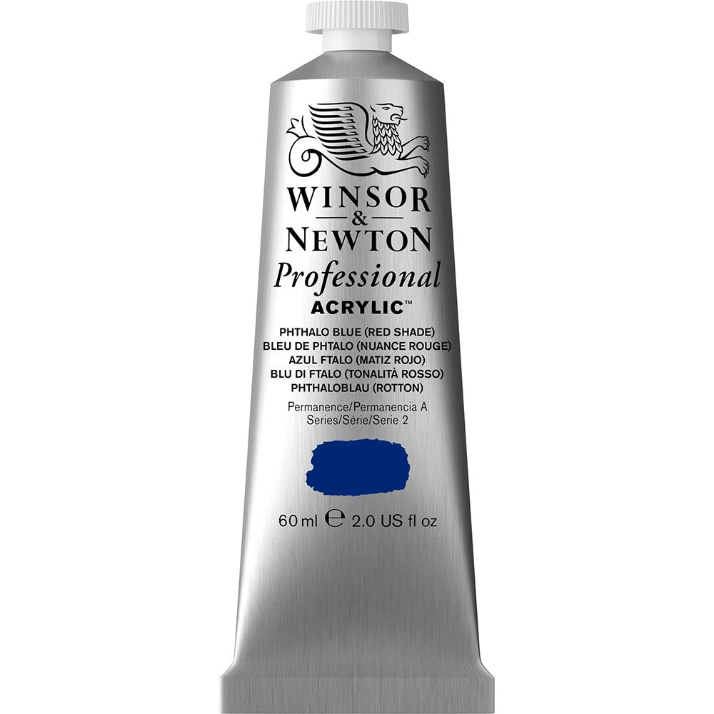 Winsor & Newton Professional Acrylic 60ml Phthalo Blue (Red Shade) 514 S.2