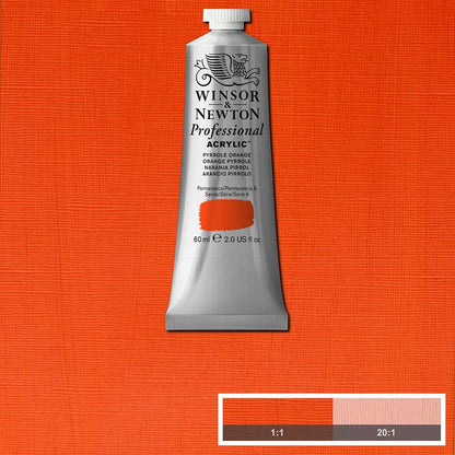 Winsor & Newton Professional Acrylic 60ml Pyrrole Orange 519 S.4