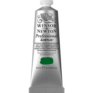 Winsor & Newton Professional Acrylic 60ml Phthalo Green (Yellow Shade) 521 S.2