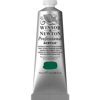 Winsor & Newton Professional Acrylic 60ml Phthalo Green (Blue Shade) 522 S.2