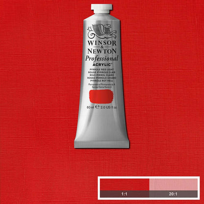Winsor & Newton Professional Acrylic 60ml Pyrrole Red Light 536 S.4