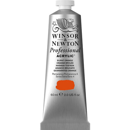 Winsor & Newton Professional Acrylic 60ml Quinacridone Burnt Orange 549 S.4