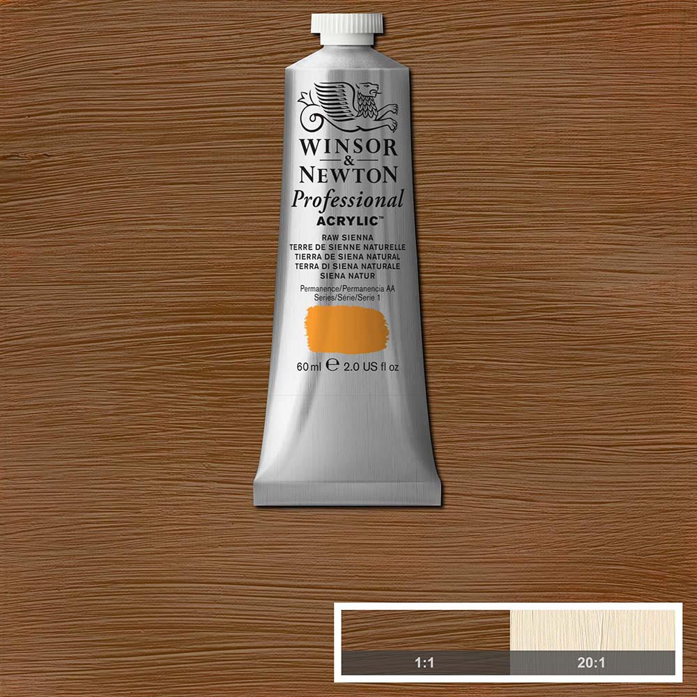 Winsor & Newton Professional Acrylic 60ml Raw Sienna 552 S.1