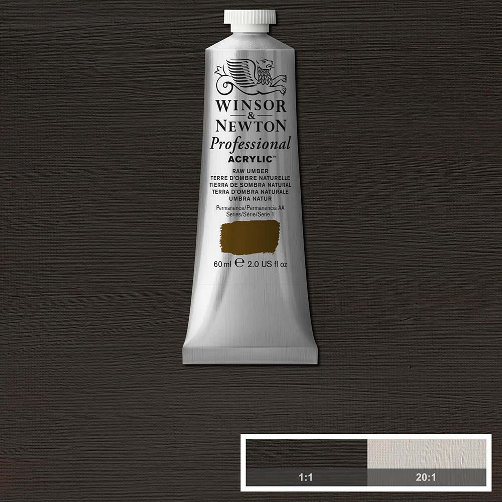 Winsor & Newton Professional Acrylic 60ml Raw Umber 554 S.1