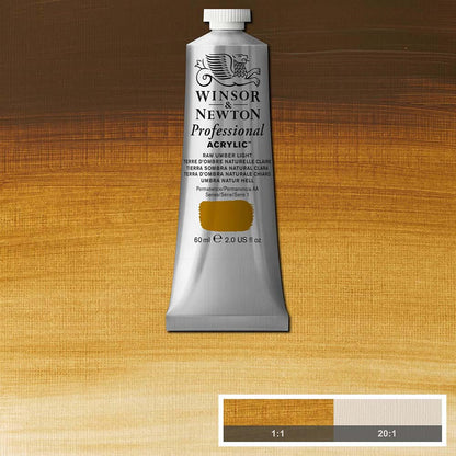 Winsor & Newton Professional Acrylic 60ml Raw Umber Light 557 S.1