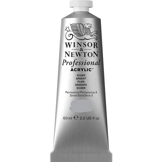Winsor & Newton Professional Acrylic 60ml Silver No.1 617 S.3