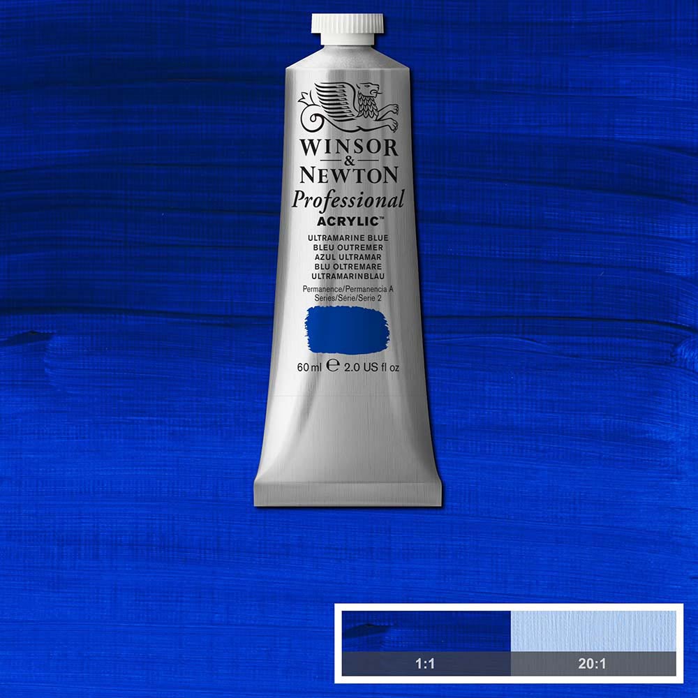 Winsor & Newton Professional Acrylic 60ml Ultramarine Blue 664 S.2