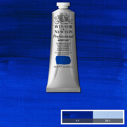 Winsor & Newton Professional Acrylic 60ml Ultramarine Blue 664 S.2