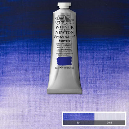 Winsor & Newton Professional Acrylic 60ml Ultramarine Violet 672 S.2