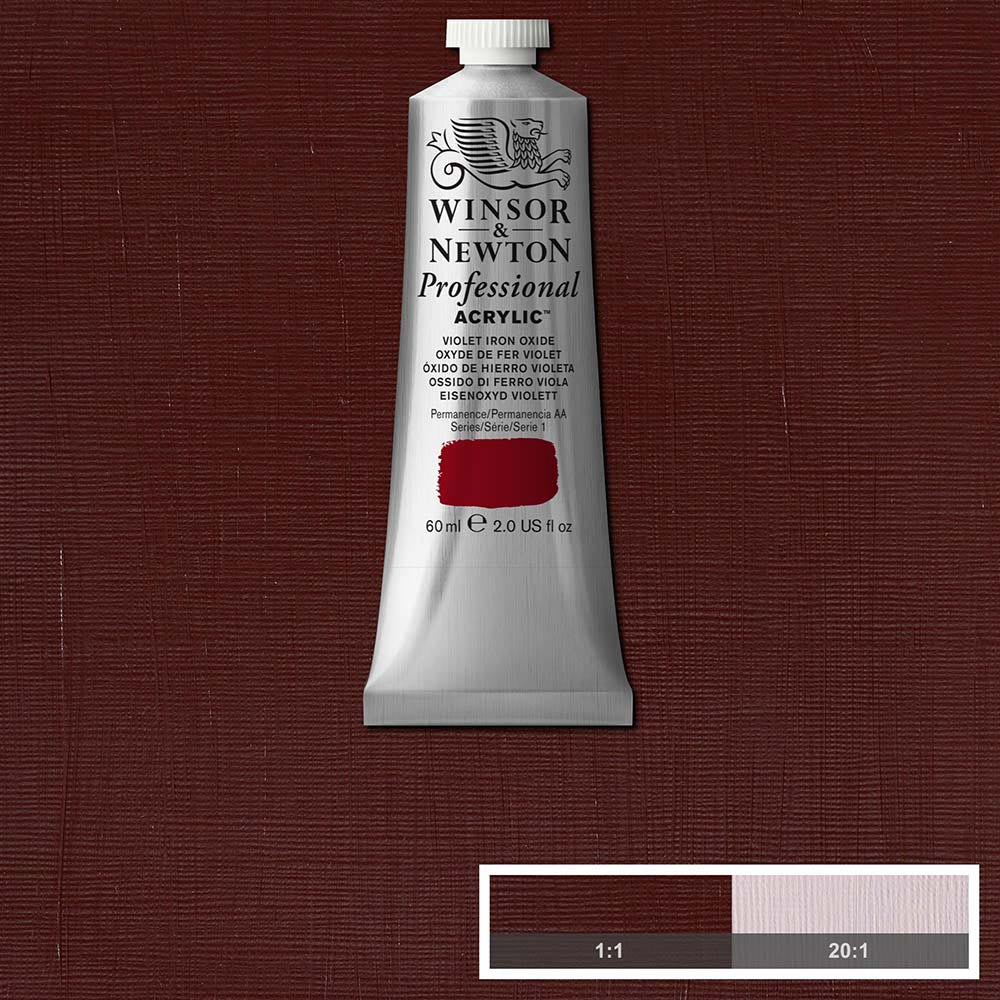 Winsor & Newton Professional Acrylic 60ml Violet Iron Oxide 691 S.1