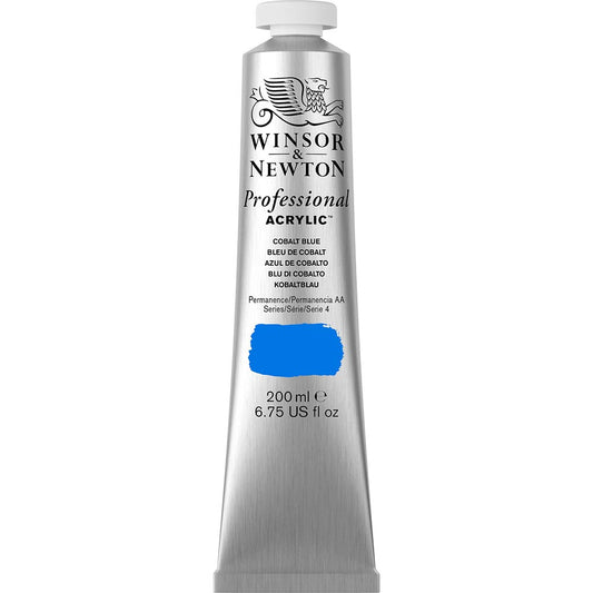 Winsor & Newton Professional Acrylic 200ml Cobalt Blue 178 S.4