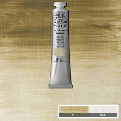 Winsor & Newton Professional Acrylic 200ml Davy’s Gray 217 S.1