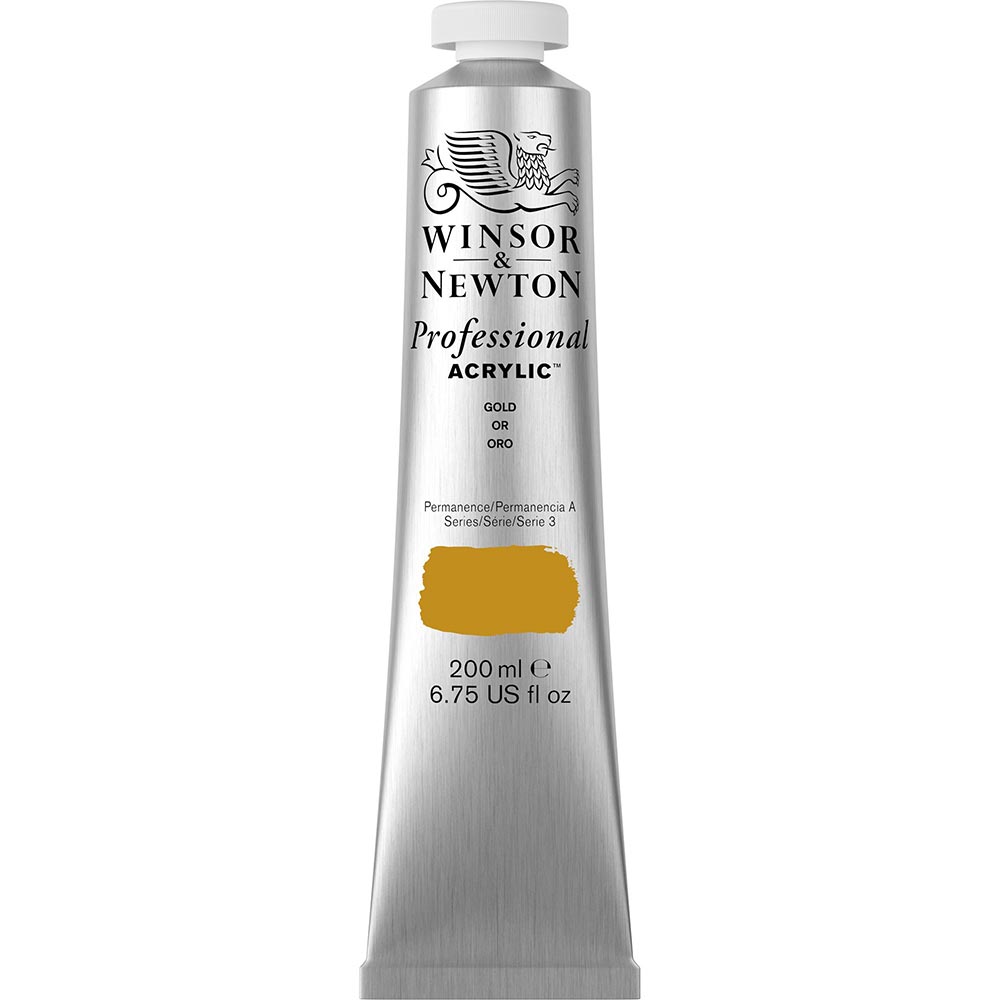 Winsor & Newton Professional Acrylic 200ml Gold 283 S.3