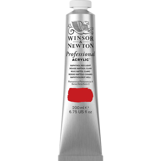 Winsor & Newton Professional Acrylic 200ml Naphthol Red Light 421 S.2