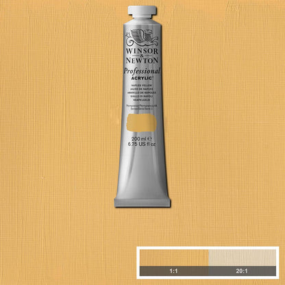 Winsor & Newton Professional Acrylic 200ml Naples Yellow 422 S.2