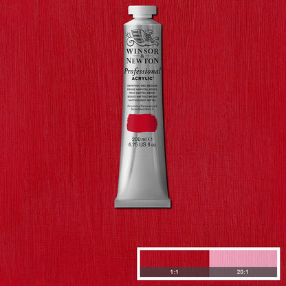 Winsor & Newton Professional Acrylic 200ml Naphthol Red Medium 423 S.2