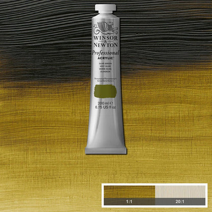 Winsor & Newton Professional Acrylic 200ml Olive Green 447 S.2