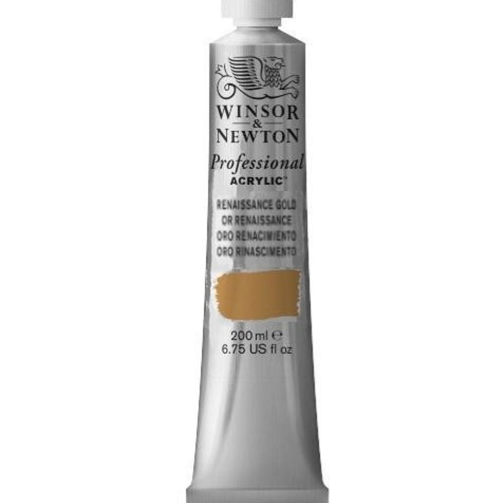 Winsor & Newton Professional Acrylic 200ml Renaissance Gold 573 S.3
